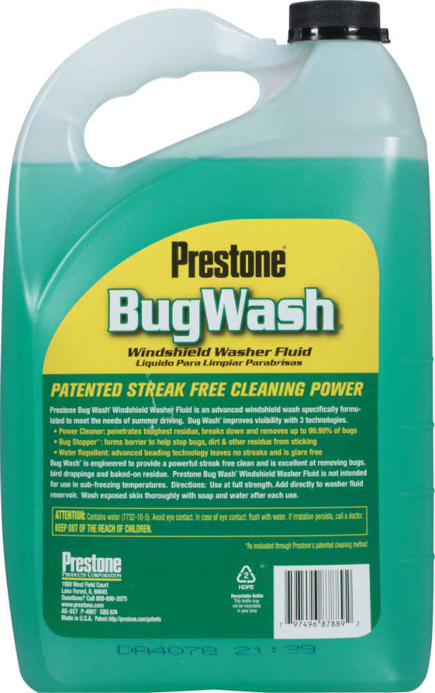 Prestone AS657 Bug Wash Windshield Washer Fluid, 1 Gallon, Windshield  Washer Fluids -  Canada